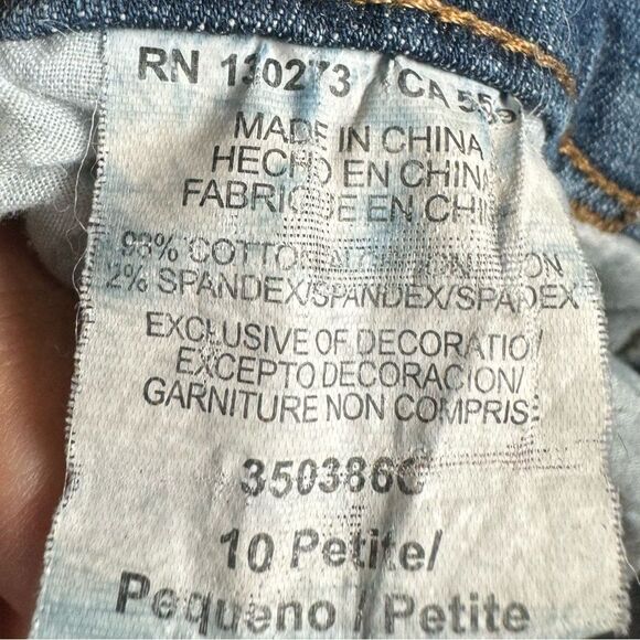 Lee slender secret low rise bootcut jeans size 10P - Picture 6 of 6